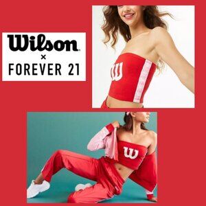 Forever 21 X Wilson Red Tube Top